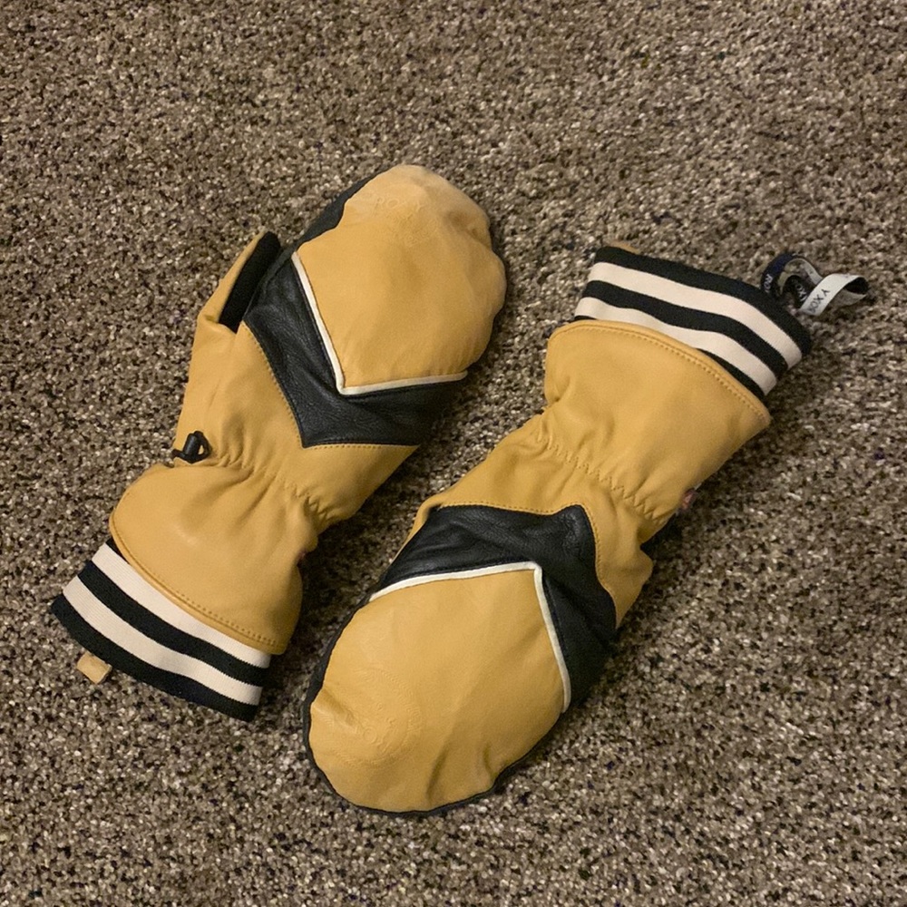 Roxy Leather Snowboard Mittens